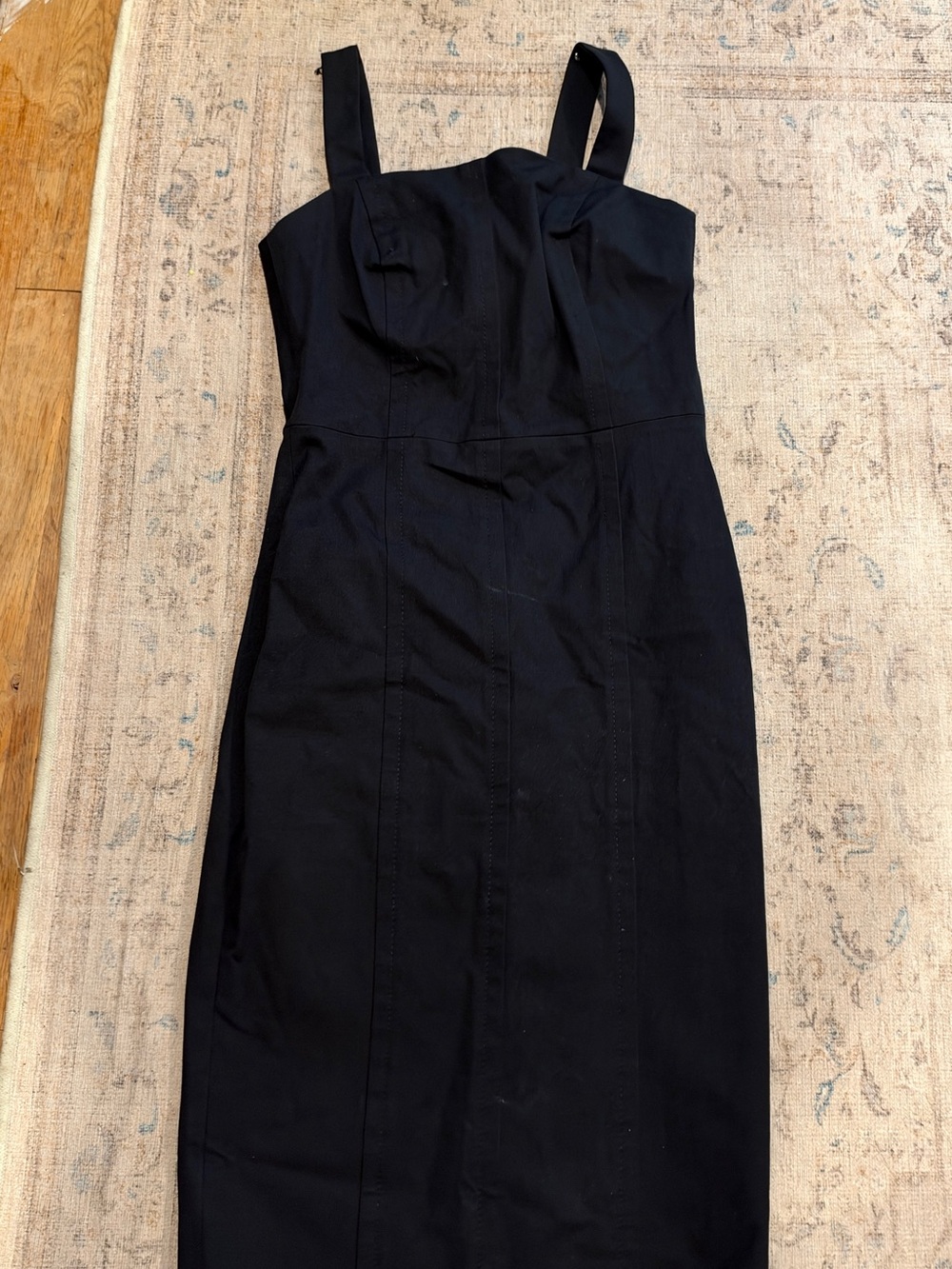 Banana Republic Black Midi Sheath Dress